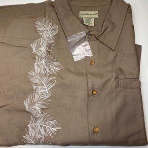 Men's Scandia Woods - John Blair - Casual Button Embroidered Shirt - 2XL